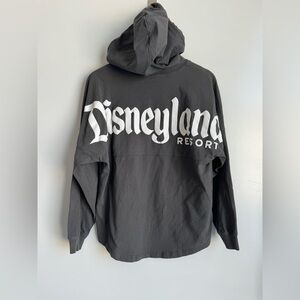 Disneyland Resort Spirit Jersey Hoodie‎ Small relaxed fit puff-print gray white